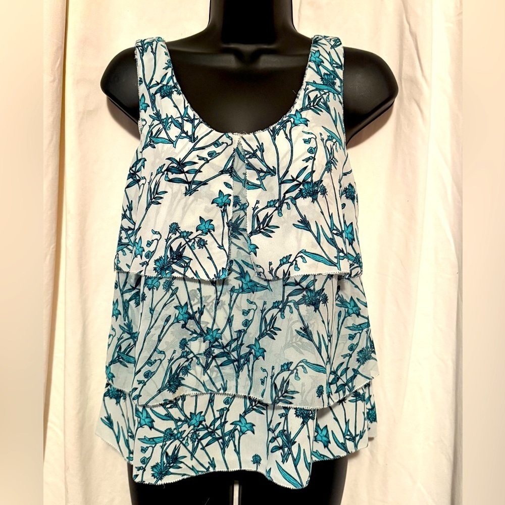 Banana Republic Women's Sz XXSP Layered Tank Blouse